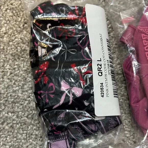 PINK Victoria's Secret Panties Set - Pink & Black - Picture 4 of 7